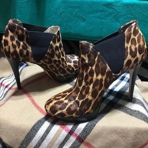 INC International Concepts Animal Print Sz 8 Ankle